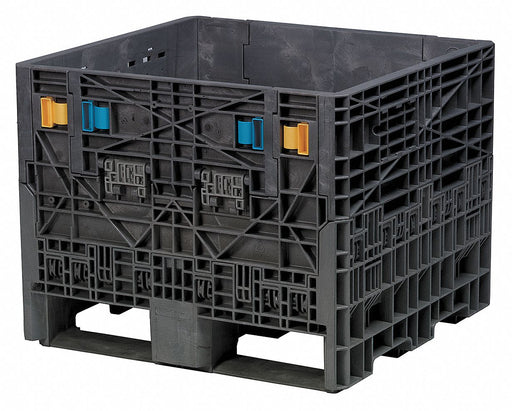 Clps Bulk Ctr Black Solid 32 in