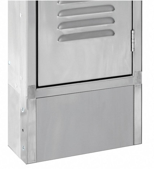 LockerFrontBase Frnt SSteel 6 x12 x1/16 