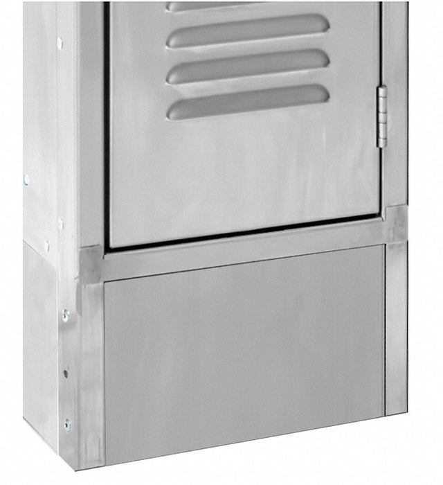 LockerFrontBase Frnt SSteel 6 x12 x1/16 