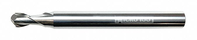 Ball End Mill Single End 0.80mm Carbide