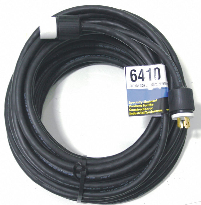 ExtensionCord 100ft Black 10AWG Round