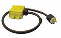 Cord w/Pendant Box 4 ft Blk 12 AWG Rnd