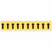 SymbolLabel Vinyl 1-1/2inH 7/8inW PK10