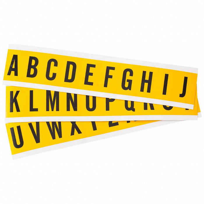 LetterLabelSet Vinyl 1-1/2inH 7/8inW