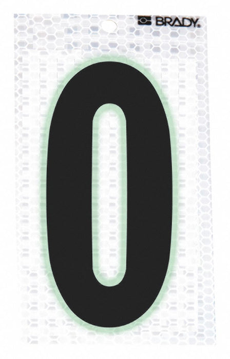 M4991 Ultra Reflective Numbers 0 PK10