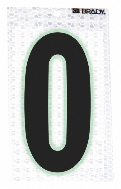 M4991 Ultra Reflective Numbers 0 PK10
