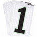 M4991 NumberLabel 2-3/8inH 1-1/2inW PK10