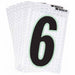 M4991 NumberLabel 2-3/8inH 1-1/2inW PK10