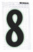M4991 Ultra Reflective Numbers 8 PK10