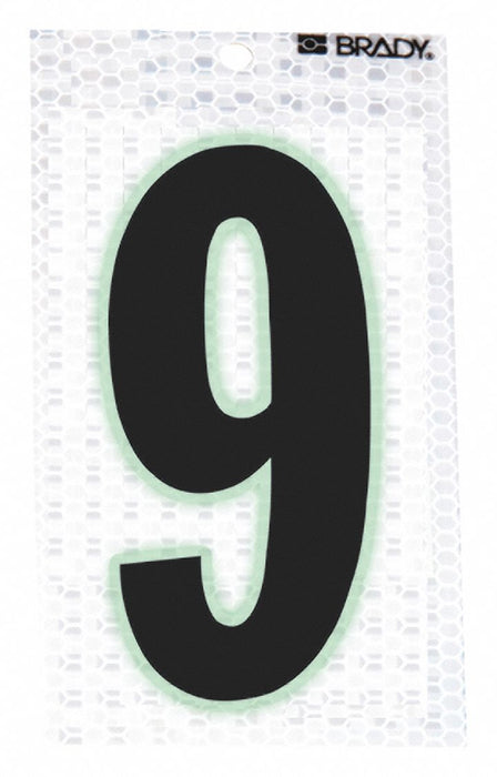 M4991 Ultra Reflective Numbers 9 PK10