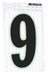 M4991 Ultra Reflective Numbers 9 PK10