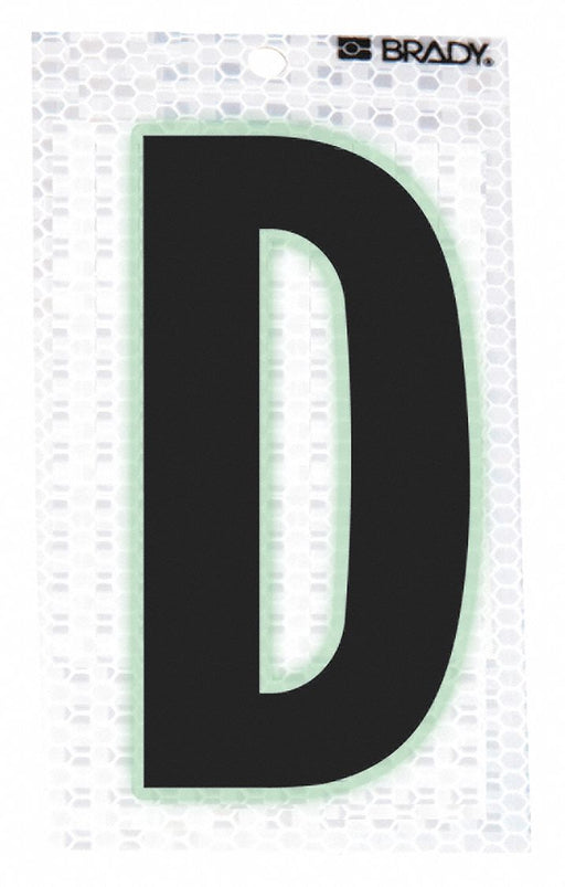 M4988 Ultra Reflective Letter D PK10