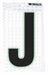 M4988 Ultra Reflective Letter J PK10