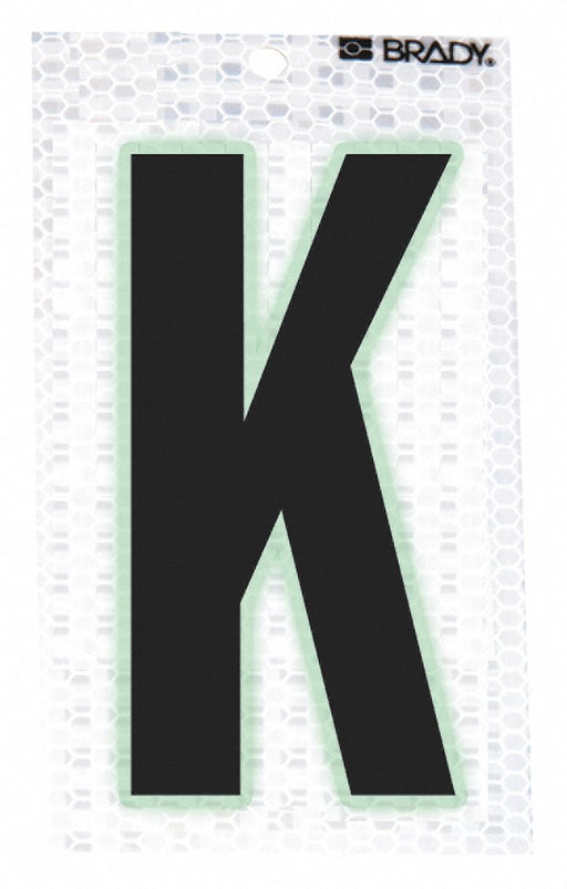 M4988 Ultra Reflective Letter K PK10