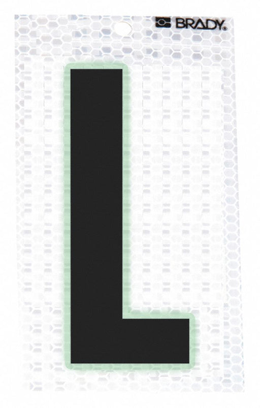 M4988 Ultra Reflective Letter L PK10