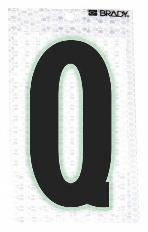 M4988 Ultra Reflective Letter Q PK10