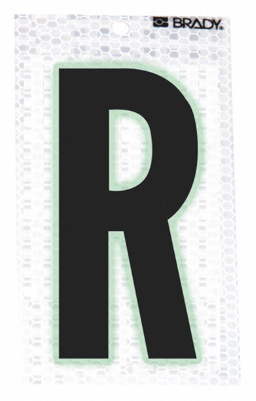 M4988 Letter Label Character R PK10