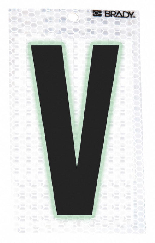 M4988 Ultra Reflective Letter V PK10