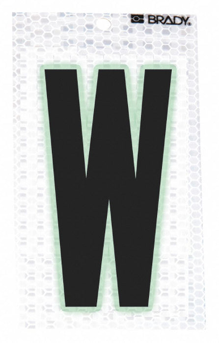 M4988 Ultra Reflective Letter W PK10