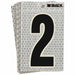 K8930 NumberLabel 6inH 3inW PK10