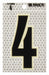 K8929 Ultra Reflective Numbers 4 PK10