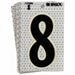 K8930 Ultra Reflective Numbers 8 6 in H PK10