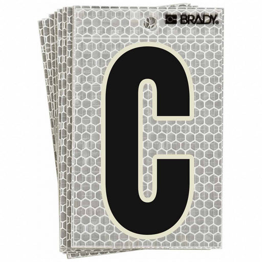 M4989 Ultra Reflective Letter C PK10