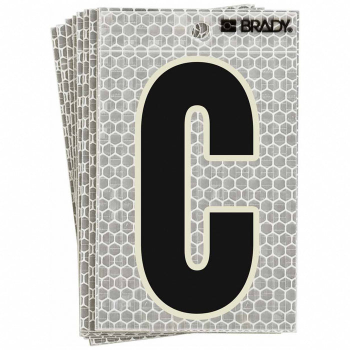 M4989 Ultra Reflective Letter C PK10