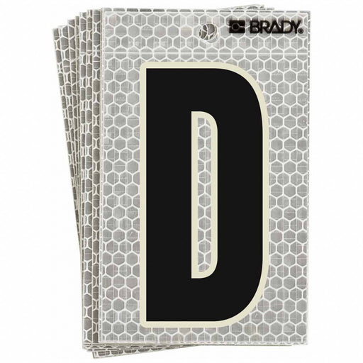 M4989 Ultra Reflective Letter D PK10
