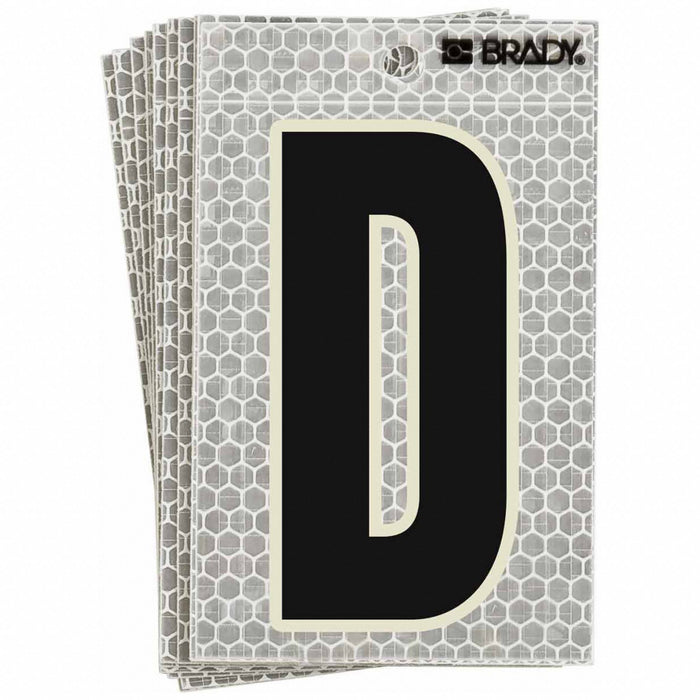 M4989 Ultra Reflective Letter D PK10