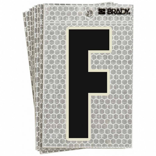 M4989 Ultra Reflective Letter F PK10