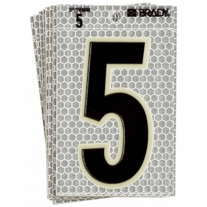 K8930 NumberLabel 6inH 3inW PK10