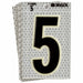 K8930 NumberLabel 6inH 3inW PK10