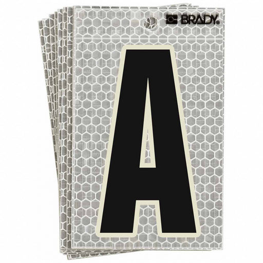 M4989 Ultra Reflective Letter A PK10