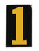 NumberLabel 2-7/8inH 1-3/4inW PK25