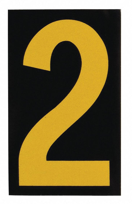 NumberLabel 2-7/8inH 1-3/4inW PK25