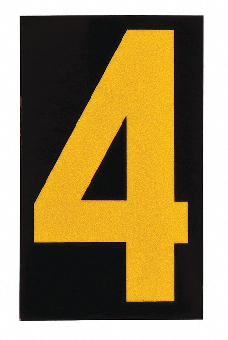 NumberLabel 2-7/8inH 1-3/4inW PK25