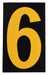 NumberLabel 2-7/8inH 1-3/4inW PK25