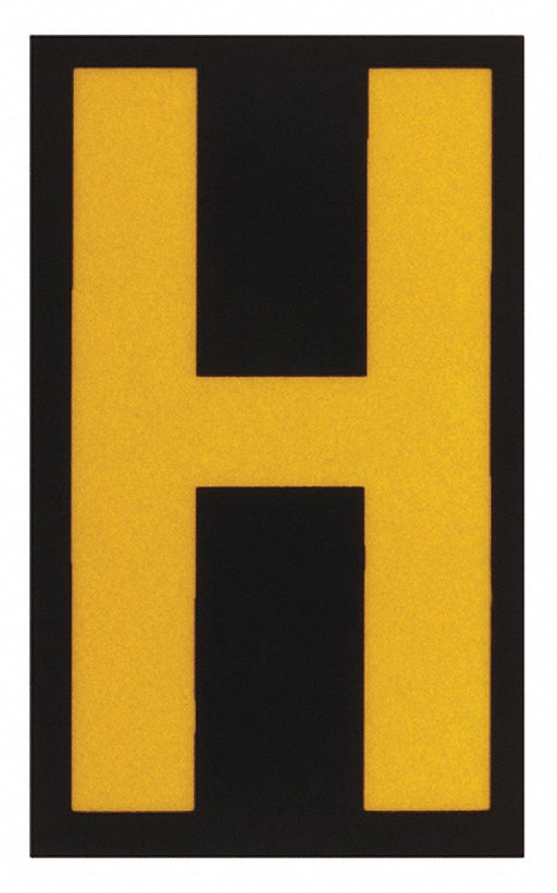 Reflective Numbers And Letters H PK25