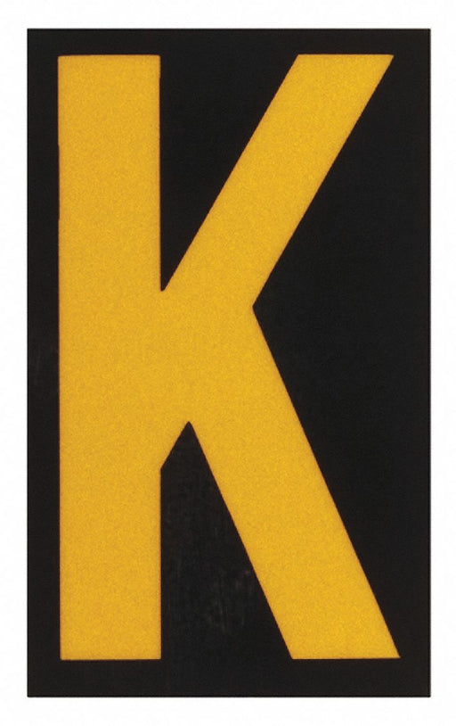 Reflective Numbers And Letters K PK25