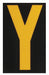 Reflective Numbers And Letters Y PK25
