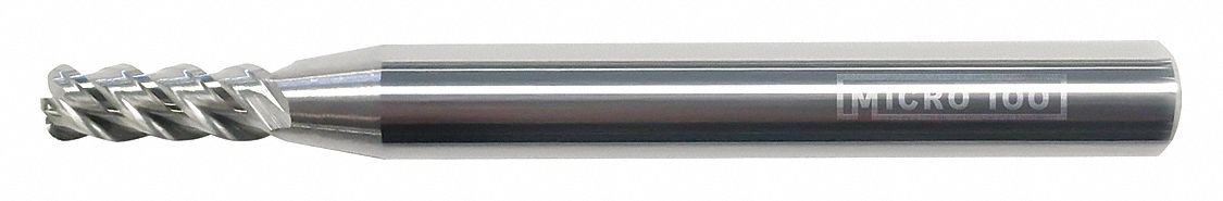 Cor Rad End Mill 4.00mm Carb 0.50mm rad