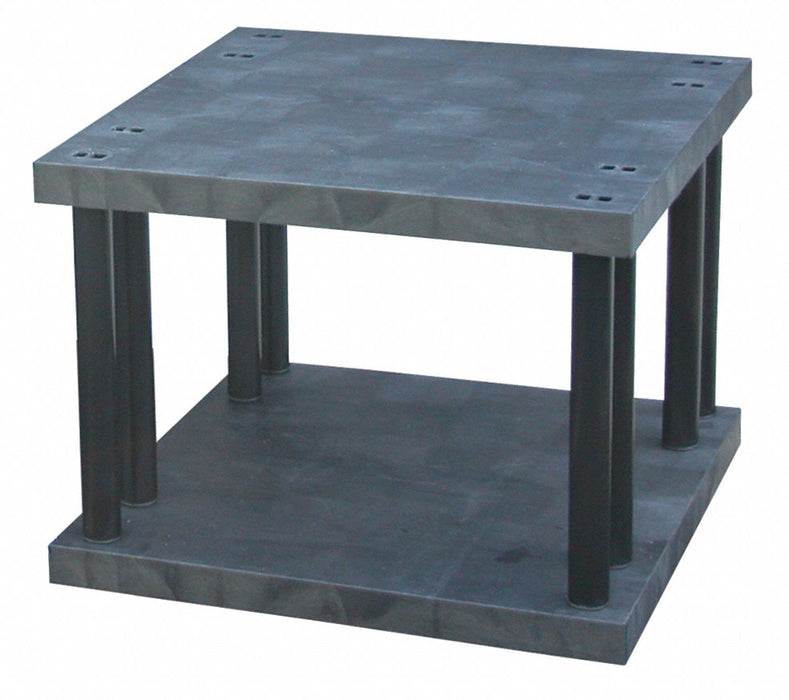 Plstc Shelf 36inx27inx36inShlfLdCp 490lb