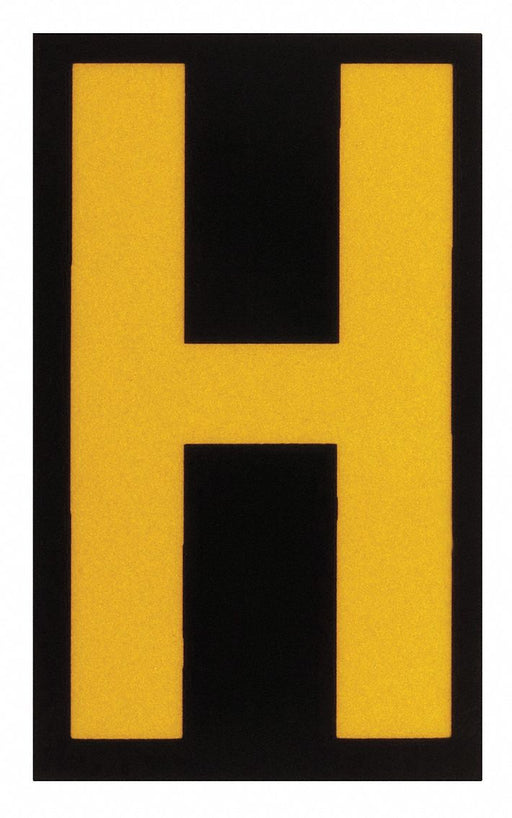 Reflective Numbers And Letters H PK25