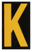 Reflective Numbers And Letters K PK25