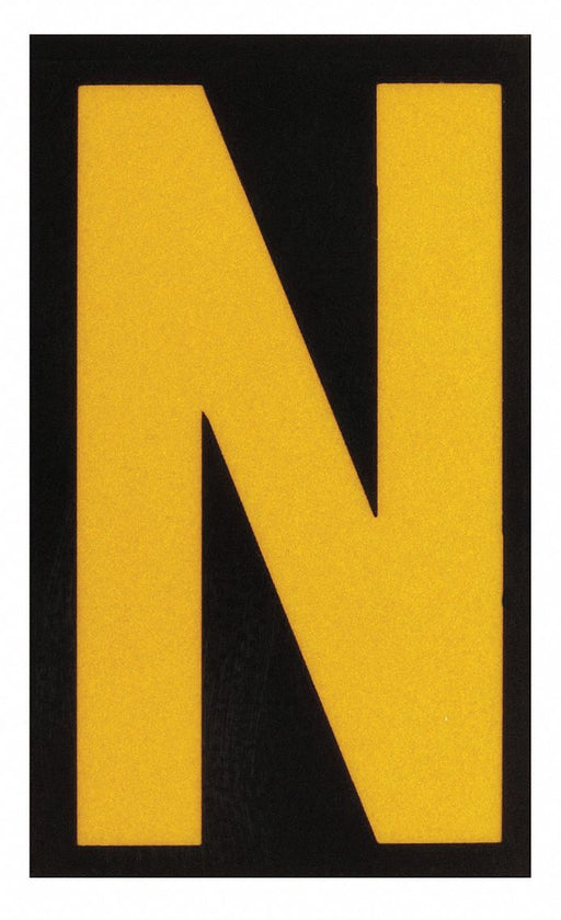 Reflective Numbers And Letters N PK25