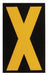 Reflective Numbers And Letters X PK25