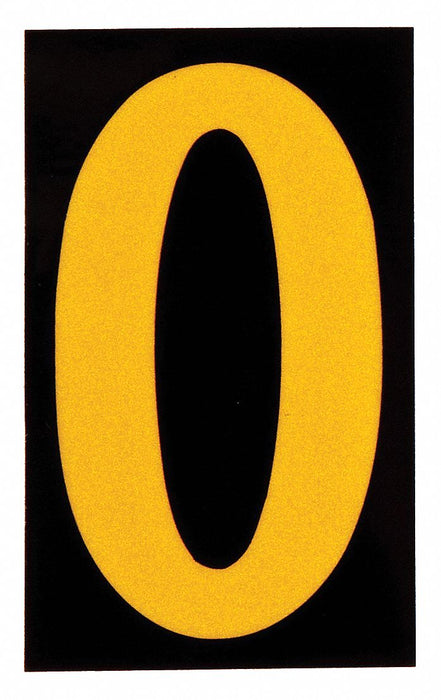 NumberLabel 1-1/2inH 1inW PK25