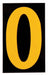 NumberLabel 1-1/2inH 1inW PK25