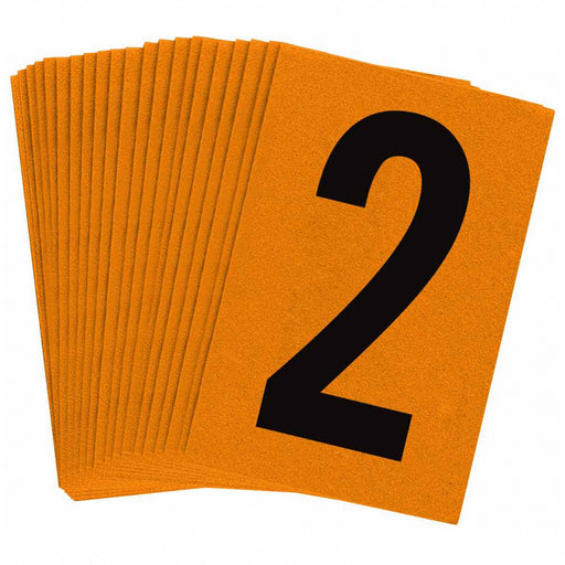 NumberLabel 1-1/2inH 1inW PK25